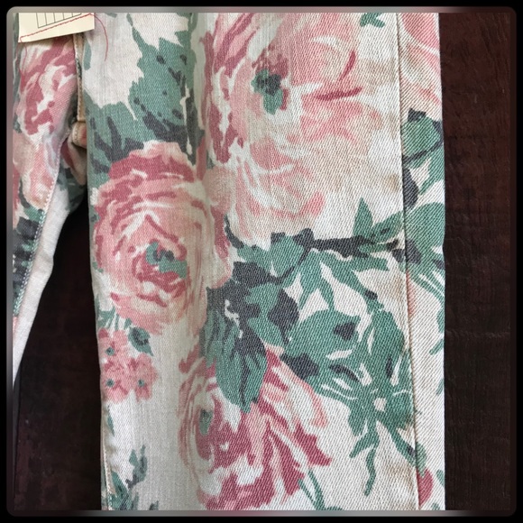 Current/Elliott Haystack floral skinny jeans - Picture 7 of 7
